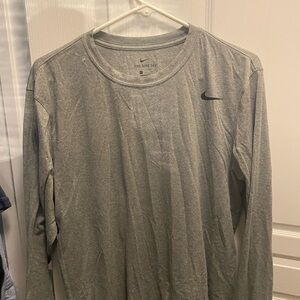 Nike Gray Long Sleeve Tee